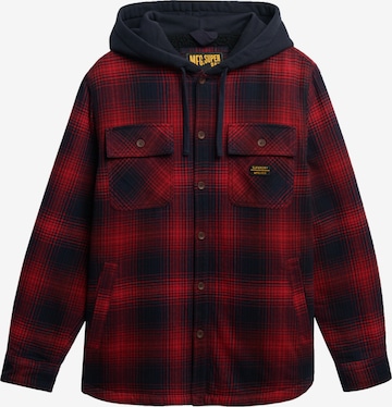 Superdry Tussenjas in Rood: voorkant