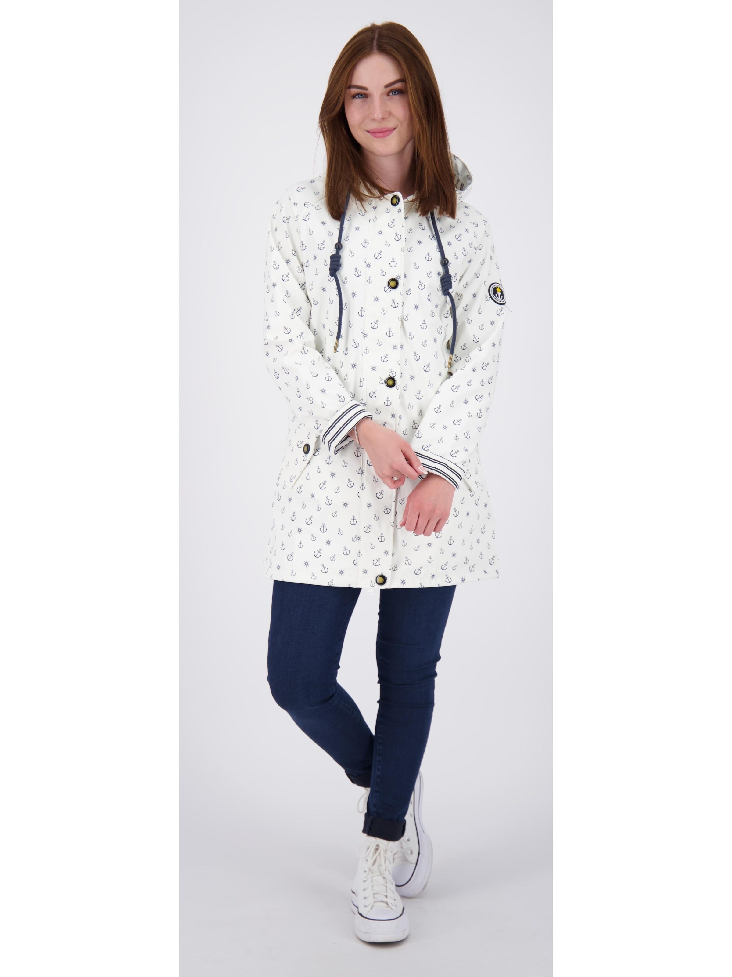Parka di mezza stagione 'Friesennerz ANKERGLUTZAUBER' di ankerglut in bianco