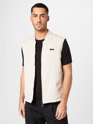 Gilet di Calvin Klein in beige: frontale