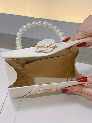 Tomshop24-7 Handbag 'Kamelie' in Beige