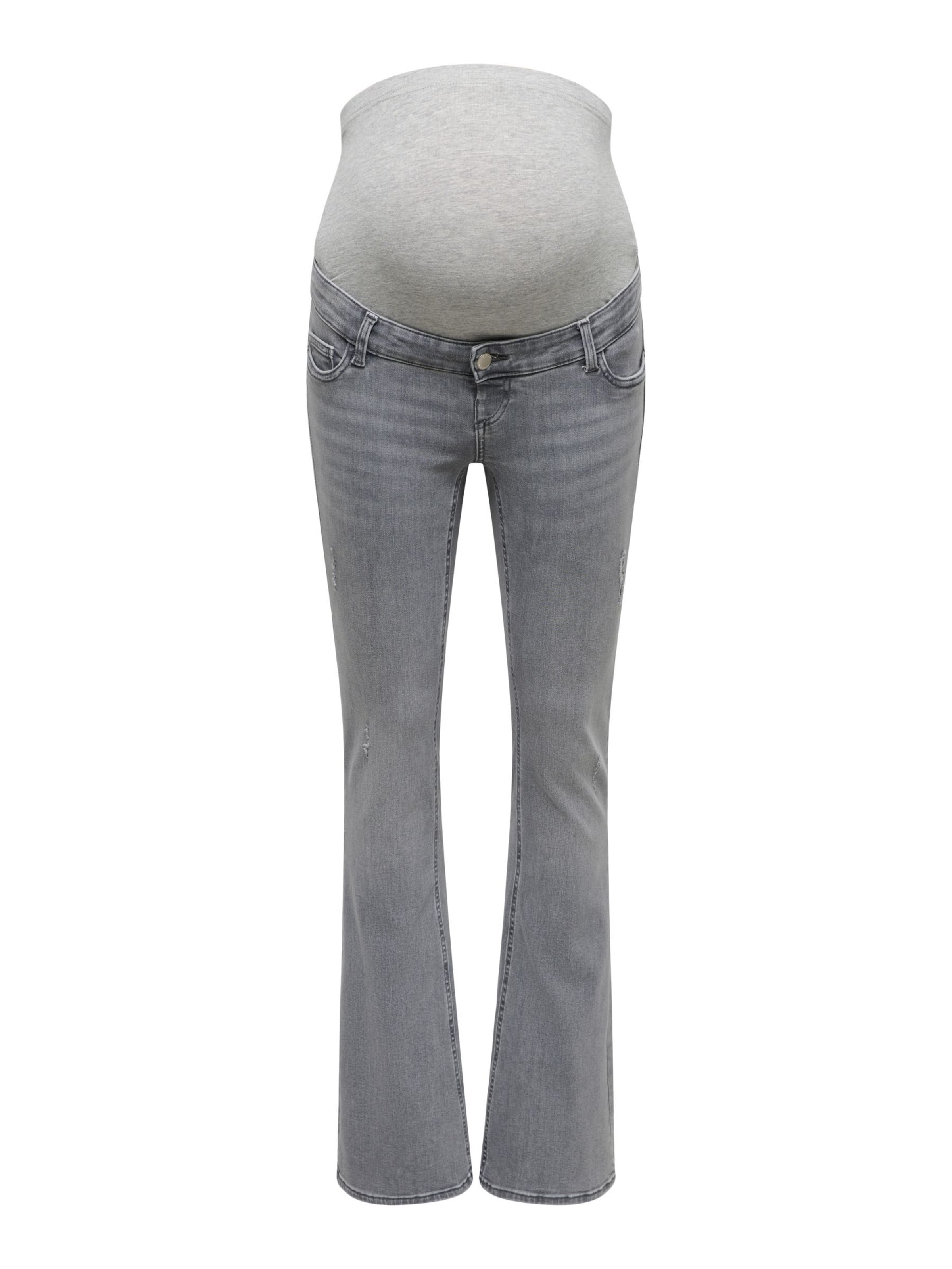 Flared Jeans 'OLMBlush' di Only Maternity in grigio: frontale