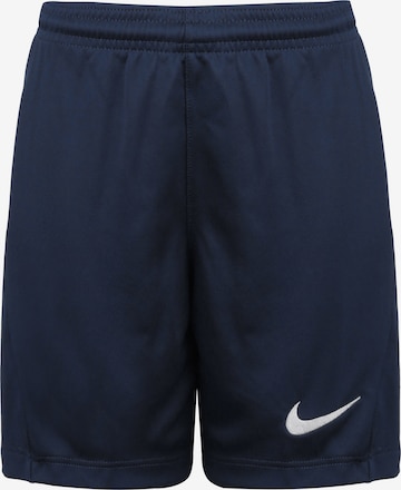 NIKE Regular Workout Pants 'Dry Park III' in Blue: front