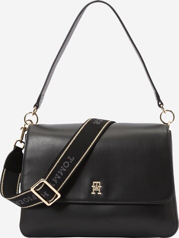 TOMMY HILFIGER - Mala de ombro 'Joy' em preto: frente