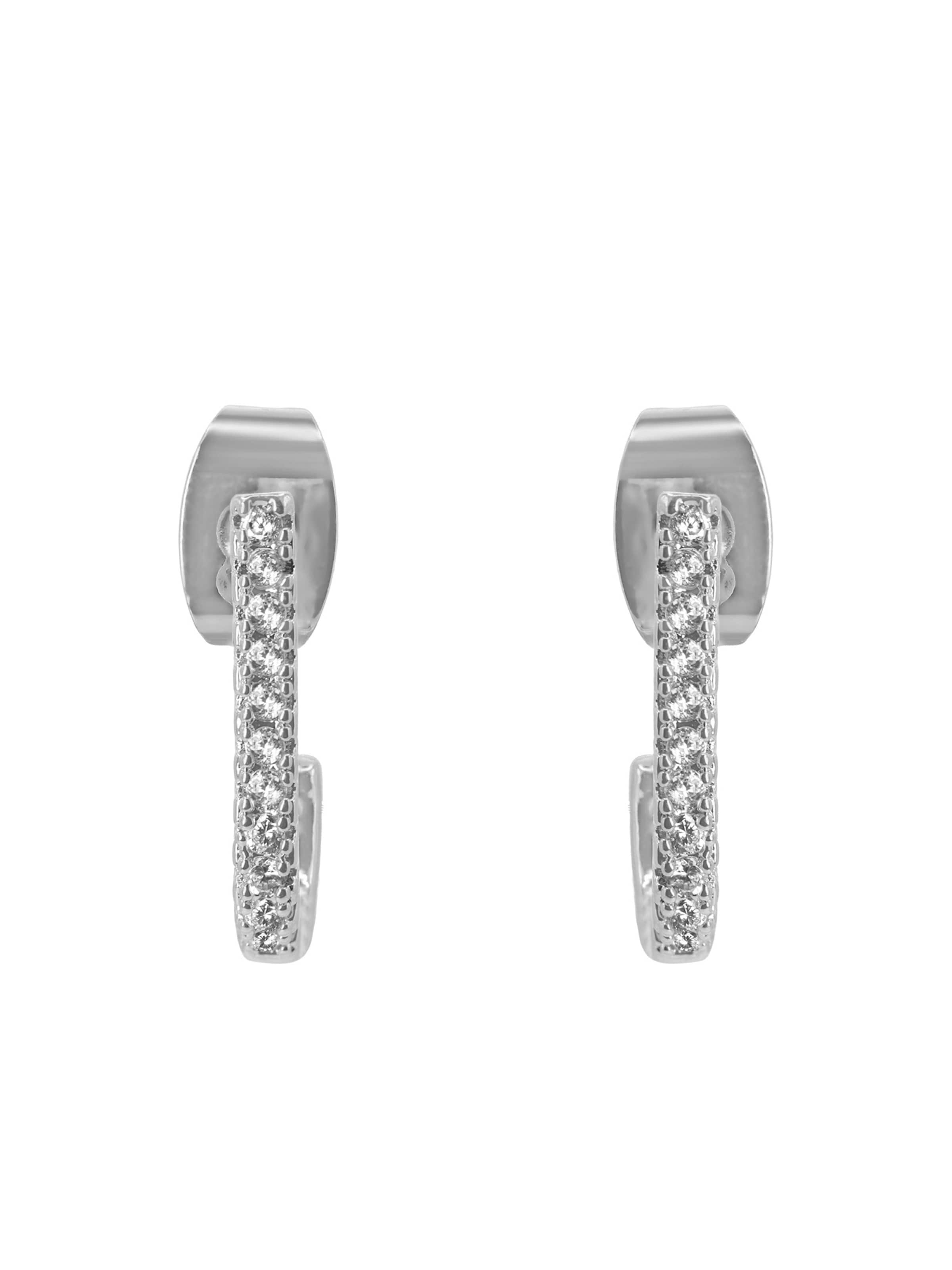 Boucles d'oreilles 'Abigail' Heideman en argent : devant