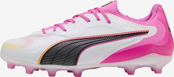 PUMA Jalkapallokengät 'KING 20 PRO FG/AG' värissä vaaleanpunainen: etupuoli