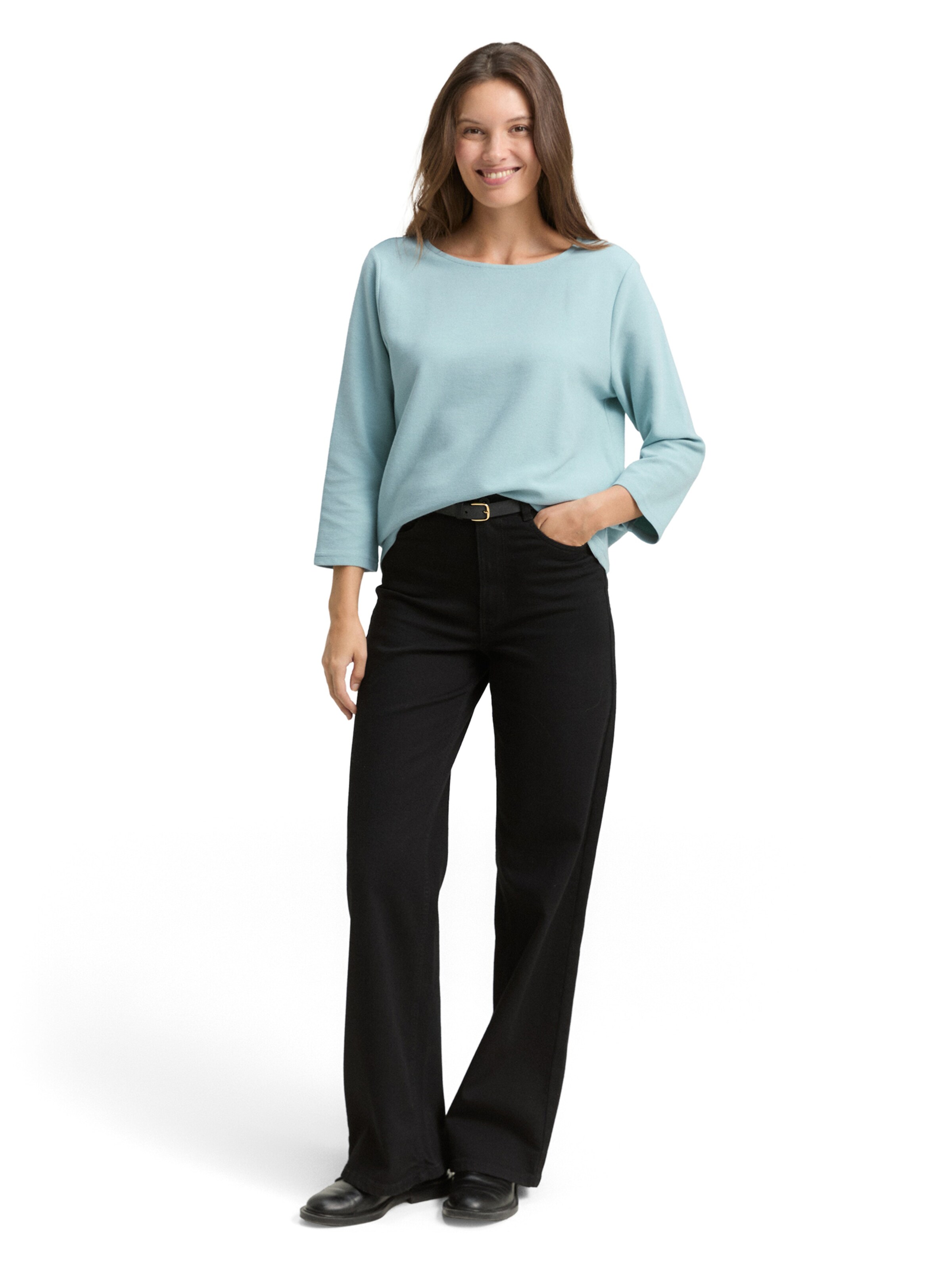 TOM TAILOR - Camisa em verde