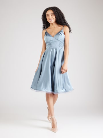 mascara Cocktail dress in Blue: front