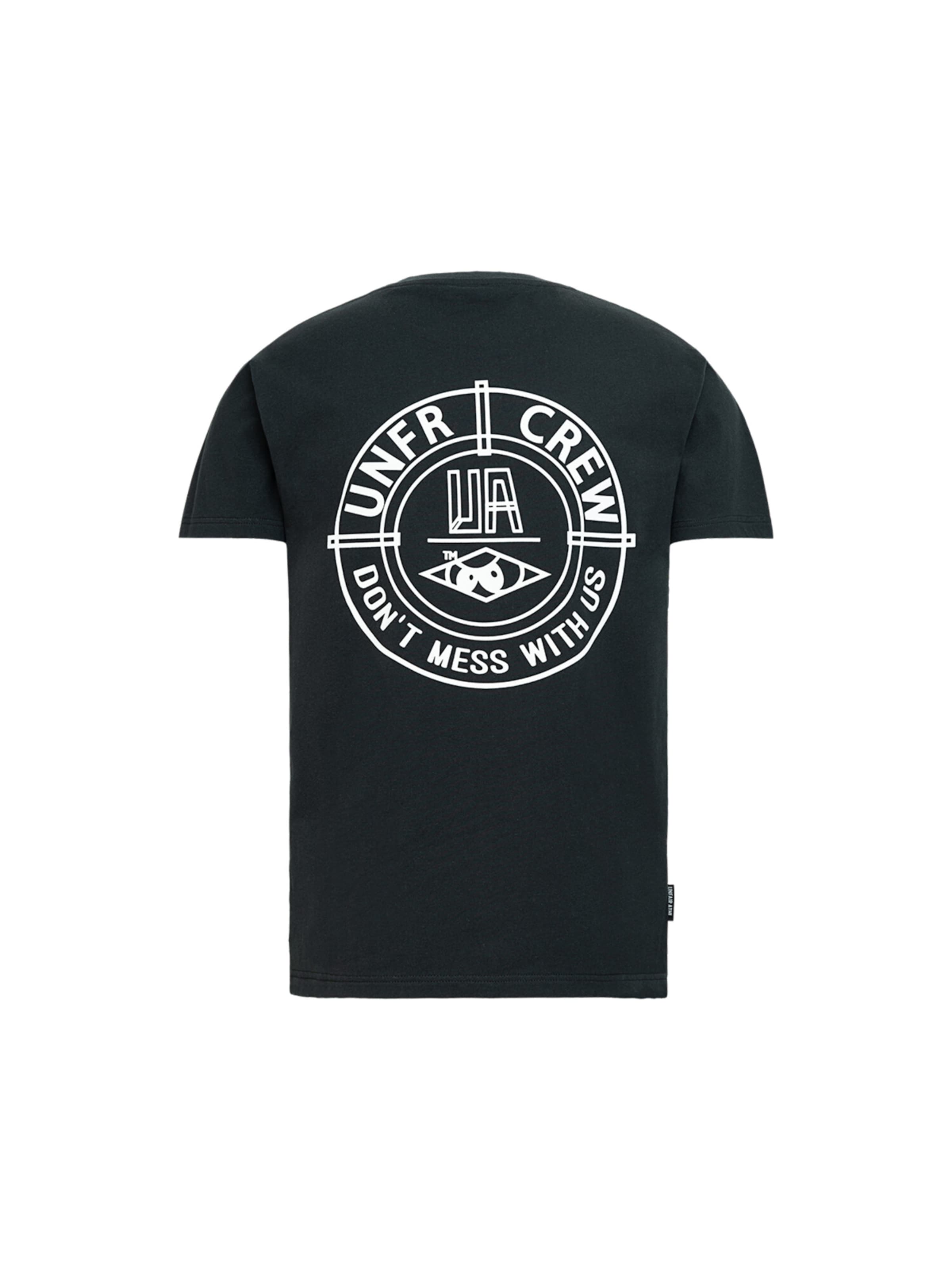 Unfair Athletics Shirt 'DMWU' in Zwart: voorkant