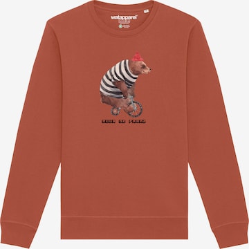 Sweat-shirt 'Tour de Franz' Watapparel en marron : devant