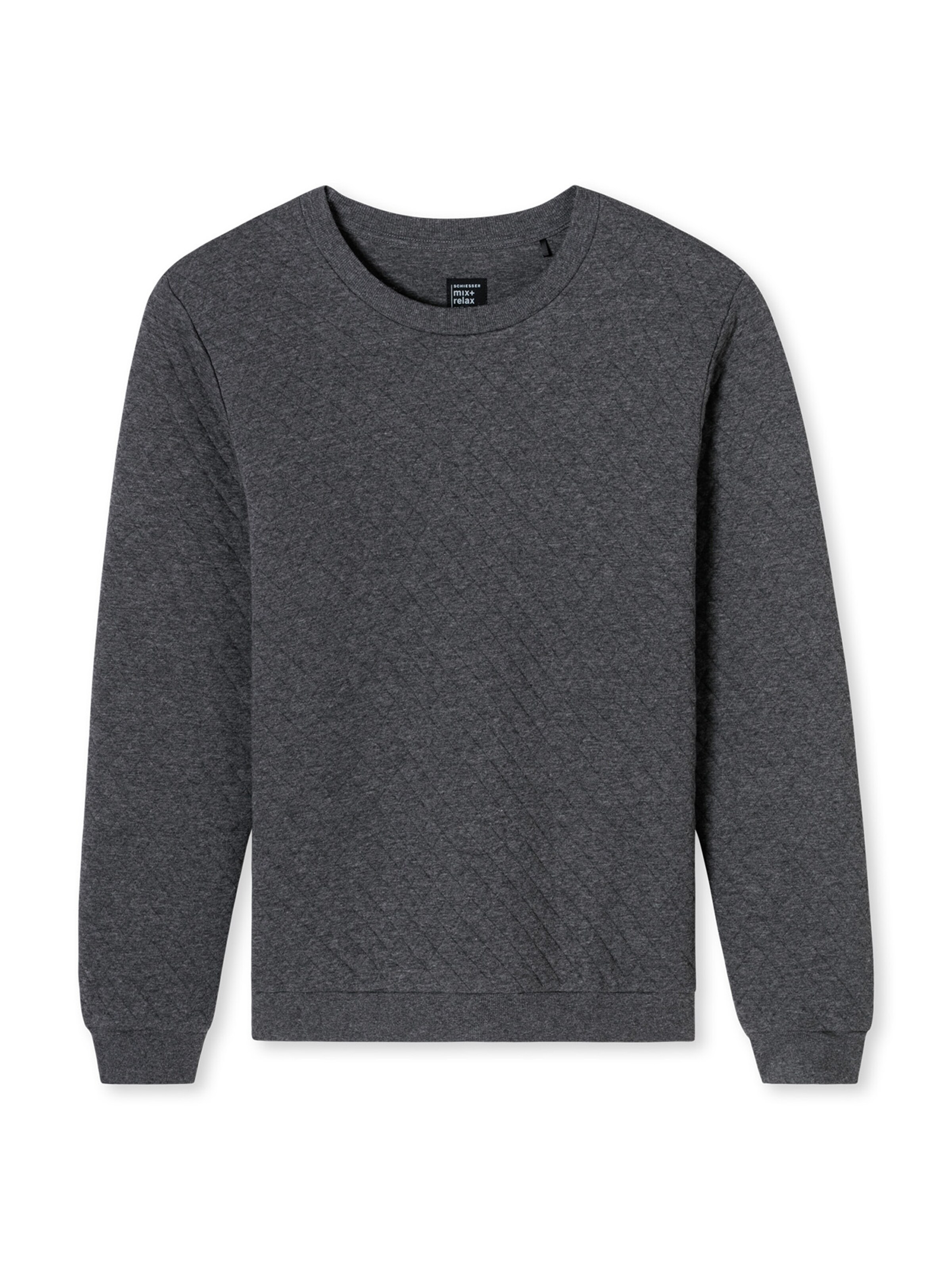 SCHIESSER Sweatshirt ' Mix & Relax ' in Grijs: voorkant