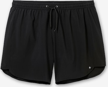 SHEEGO Board Shorts in Black: front