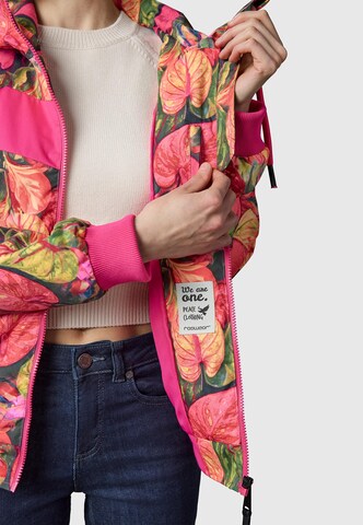 Ragwear Λειτουργικό μπουφάν 'Nuggie' σε ροζ