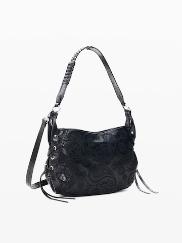 Desigual Schultertasche in Schwarz