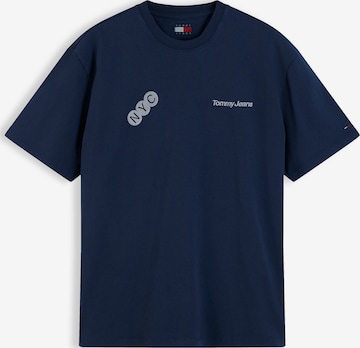 Tommy Jeans T-shirt i blå: framsida