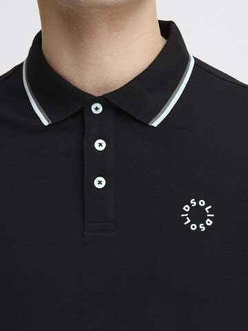 !Solid Poloshirt ' SDHANGI ' in Schwarz