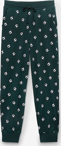 Tezenis Pajama Pants in Green: front