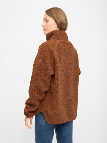 Derbe Fleece Jacket 'Kuschelby' in Brown