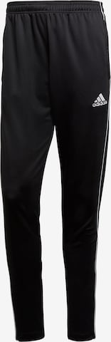 Pantaloni sportivi 'Core 18' di ADIDAS SPORTSWEAR in nero: frontale