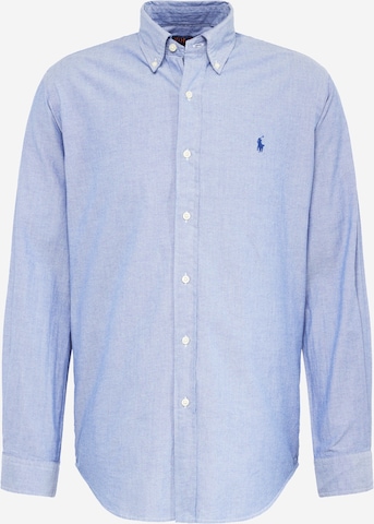 Chemise Polo Ralph Lauren en bleu : devant
