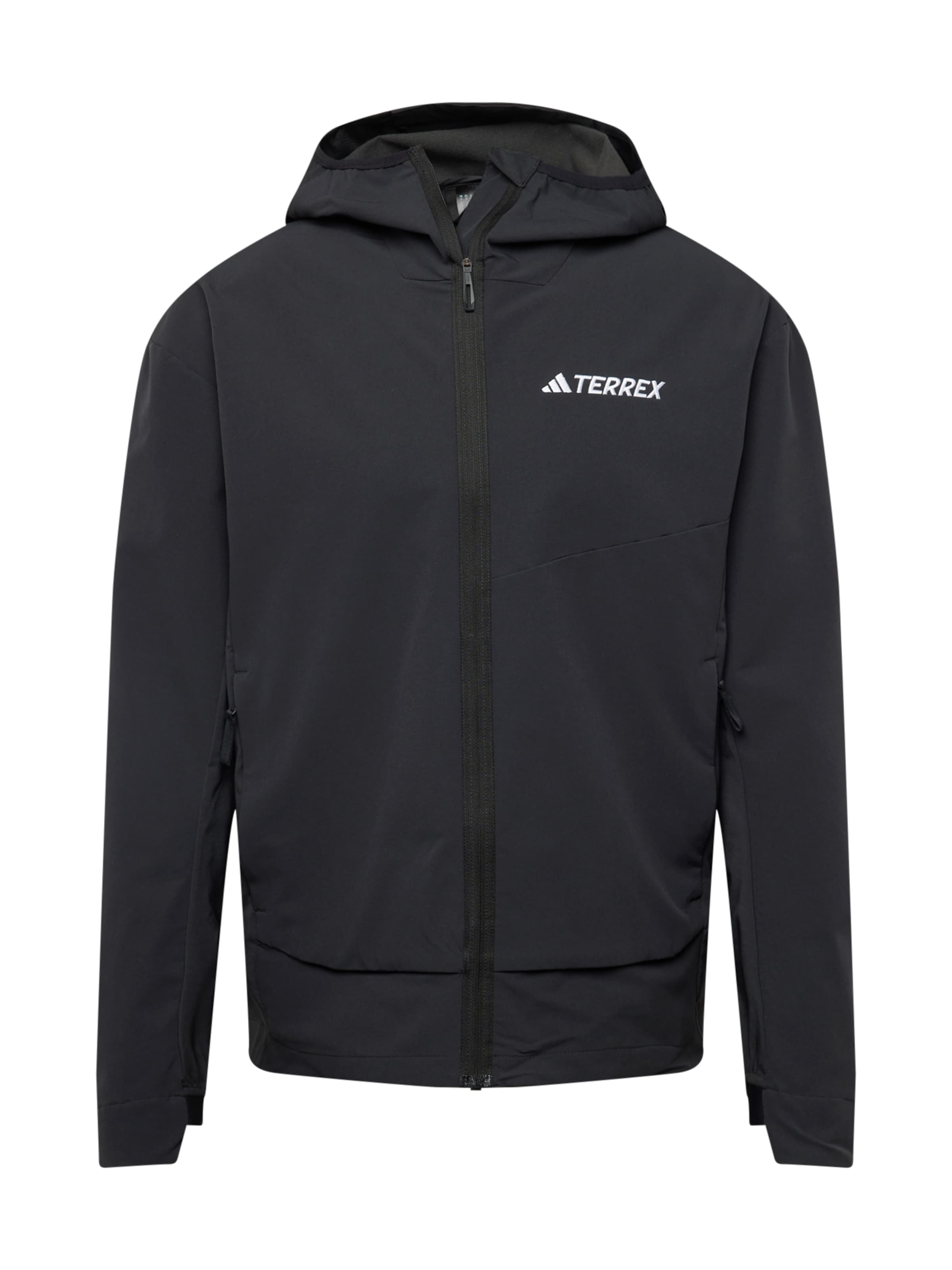 ADIDAS TERREX Vabaajajope 'Multi Softshell', värv must: eest vaates