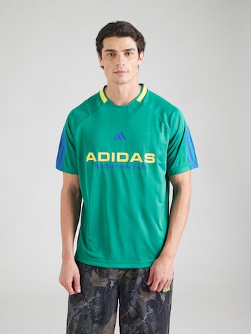 ADIDAS SPORTSWEAR Функциональная футболка 'Tiro' в Зеленый: спереди