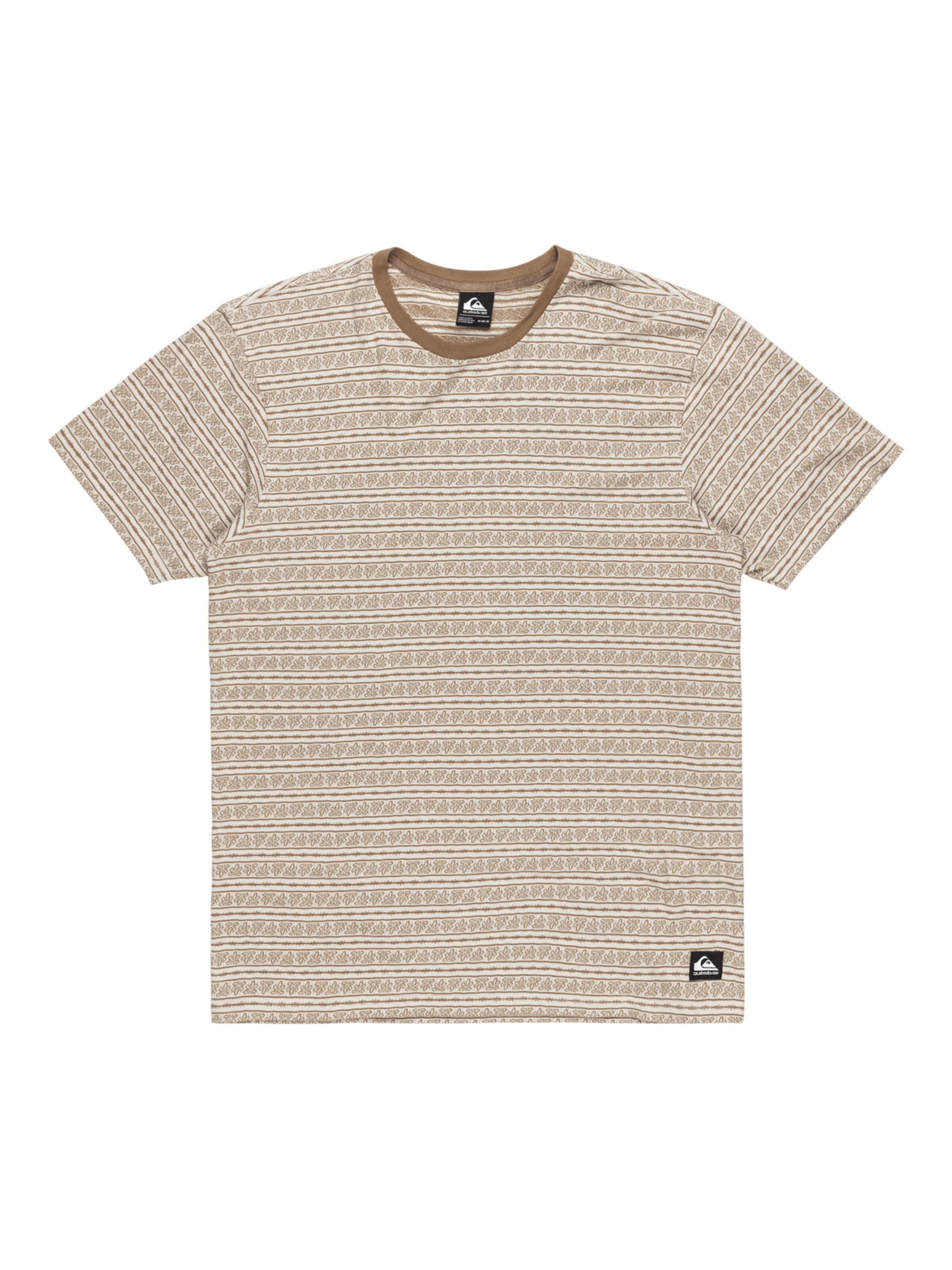 T-Shirt 'Street Way' QUIKSILVER en beige : devant