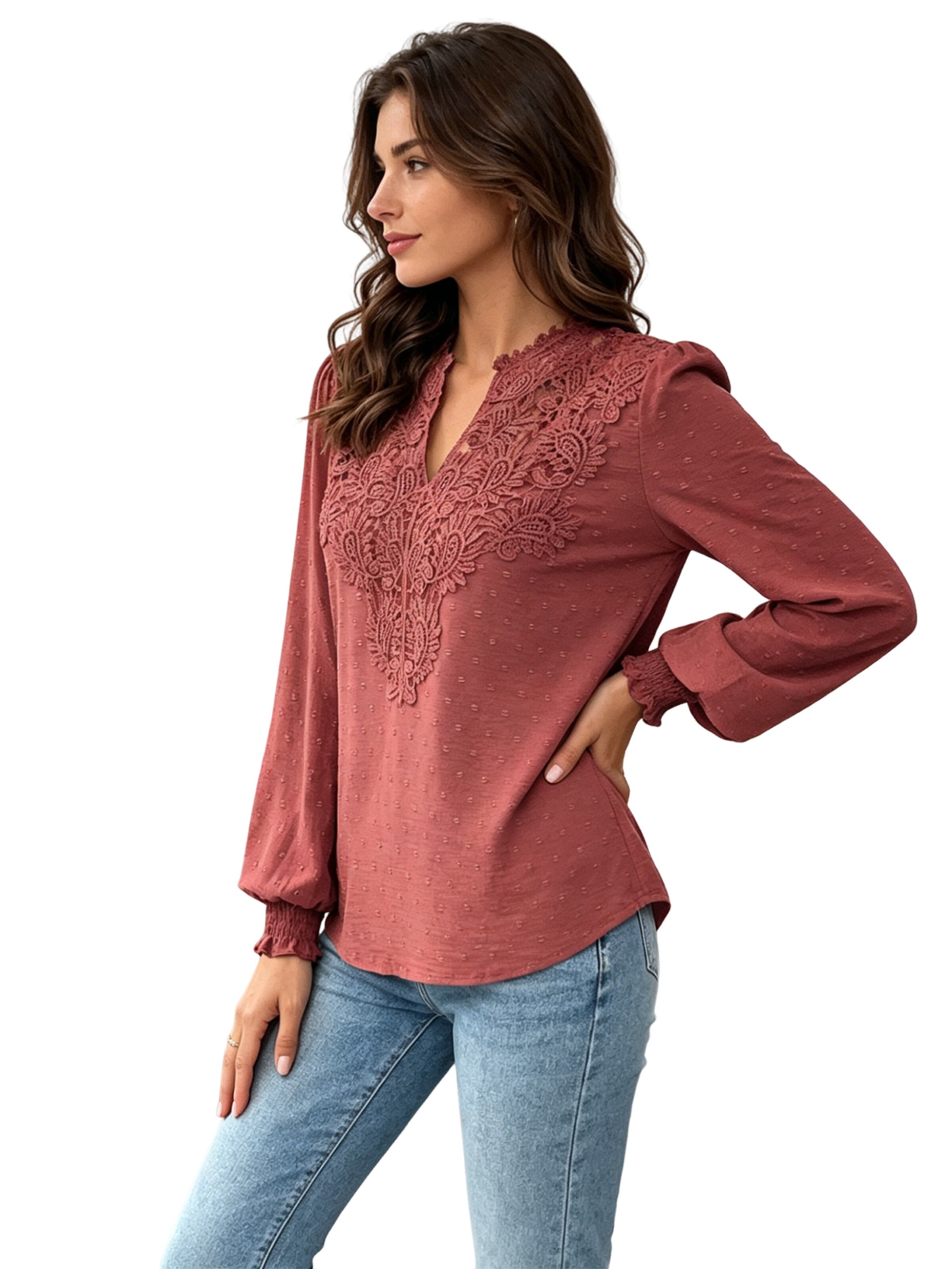 KoJooin Bluse‌ in Rot