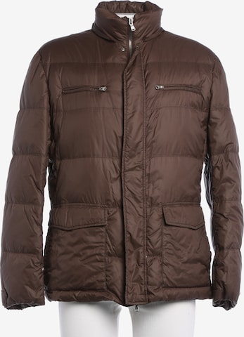 Brunello Cucinelli Winterjacke / Wintermantel XL in Braun: Vorderseite