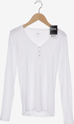 GAP Langarmshirt XS in Weiß: predná strana