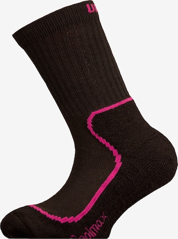 UphillSport Athletic Socks 'KEVO JR' in Black: front