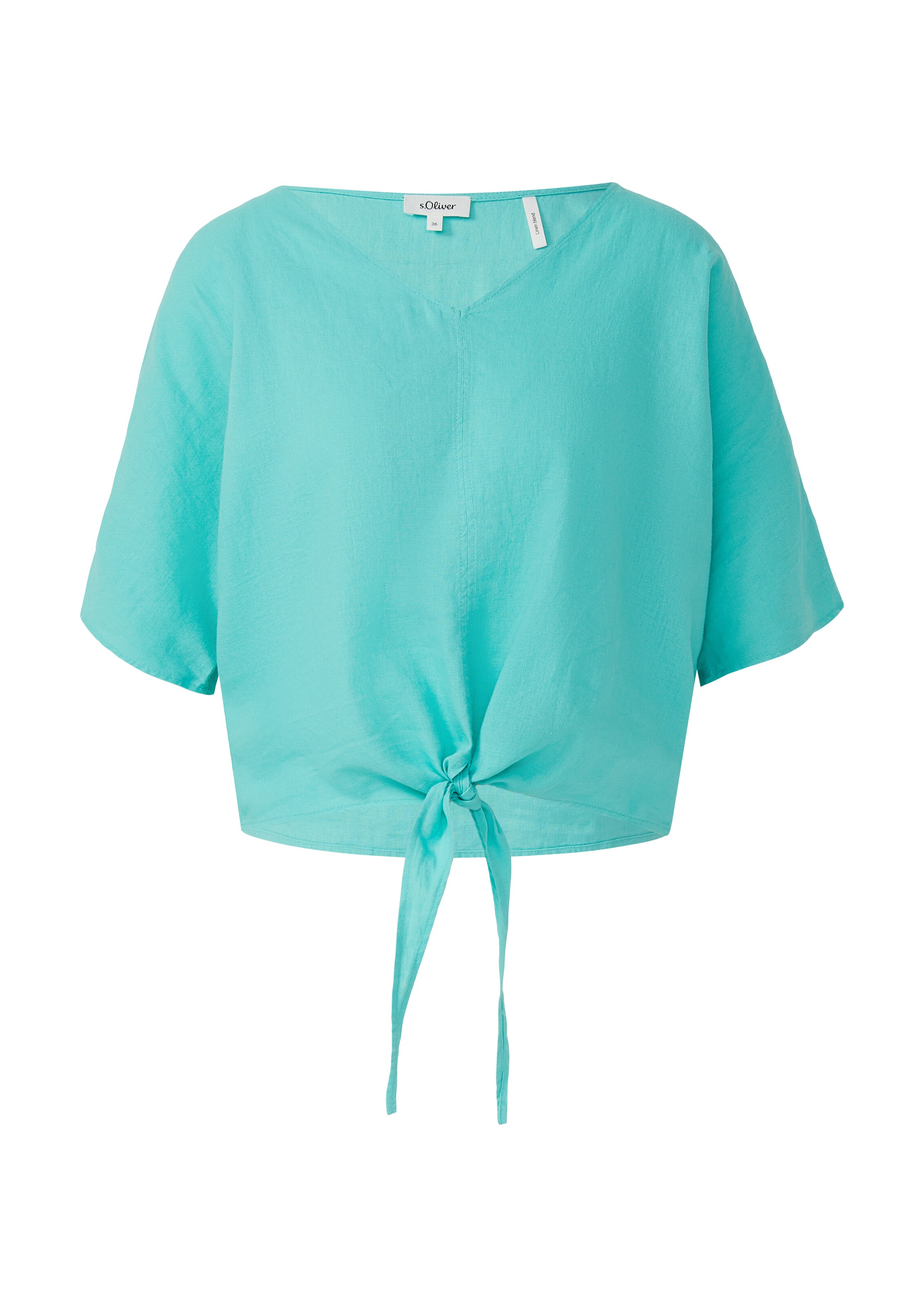s.Oliver Blouse in Groen: voorkant