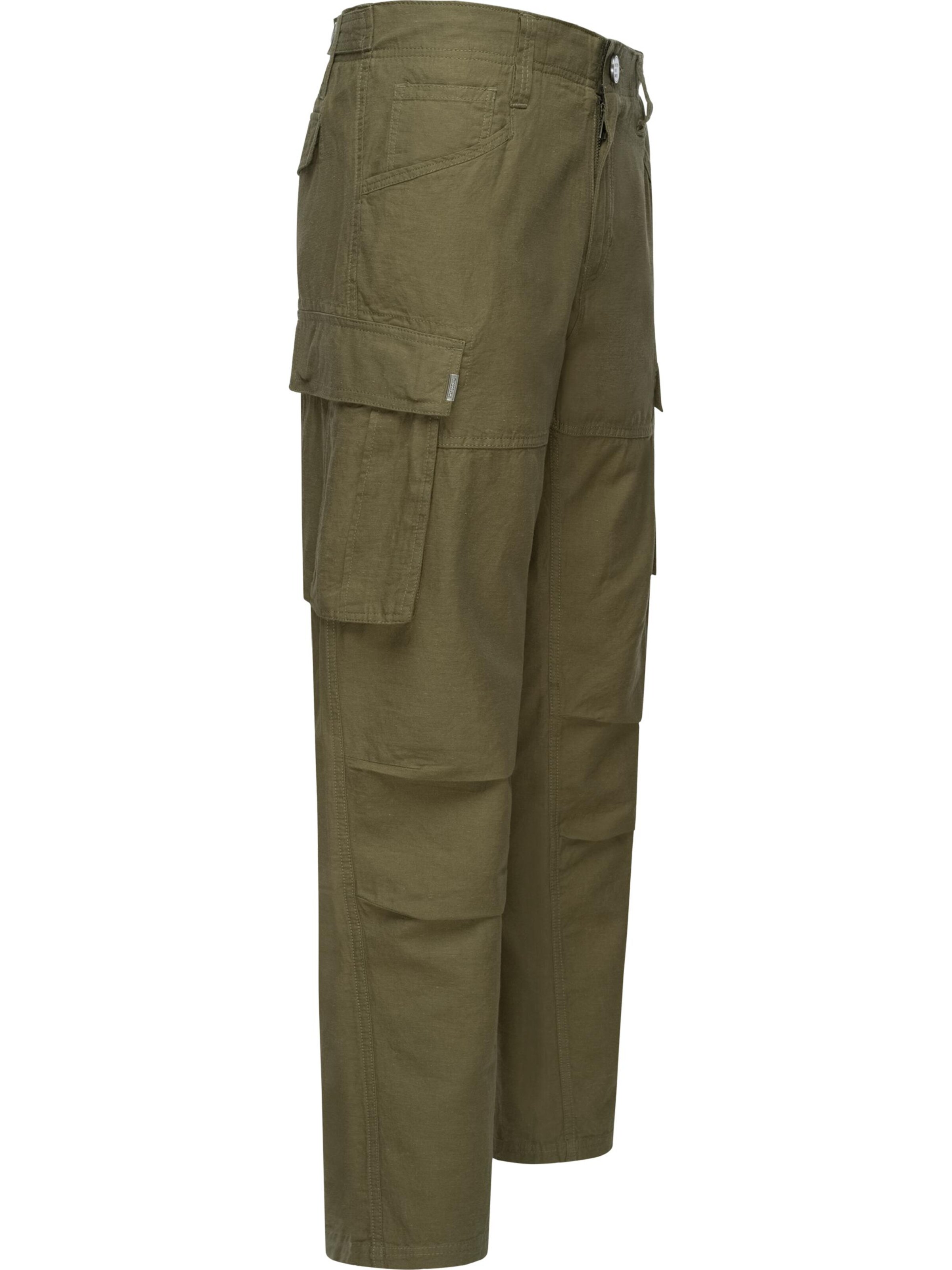 Ragwear Cargo Pants 'Merly' in Green: front