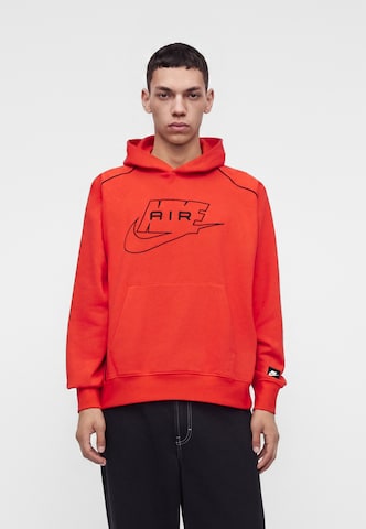 Sweat-shirt 'AIR' Nike Sportswear en rouge : devant