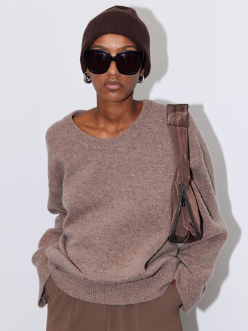 LeGer by Lena Gercke Oversized sweater 'Ilse' in Brown: front