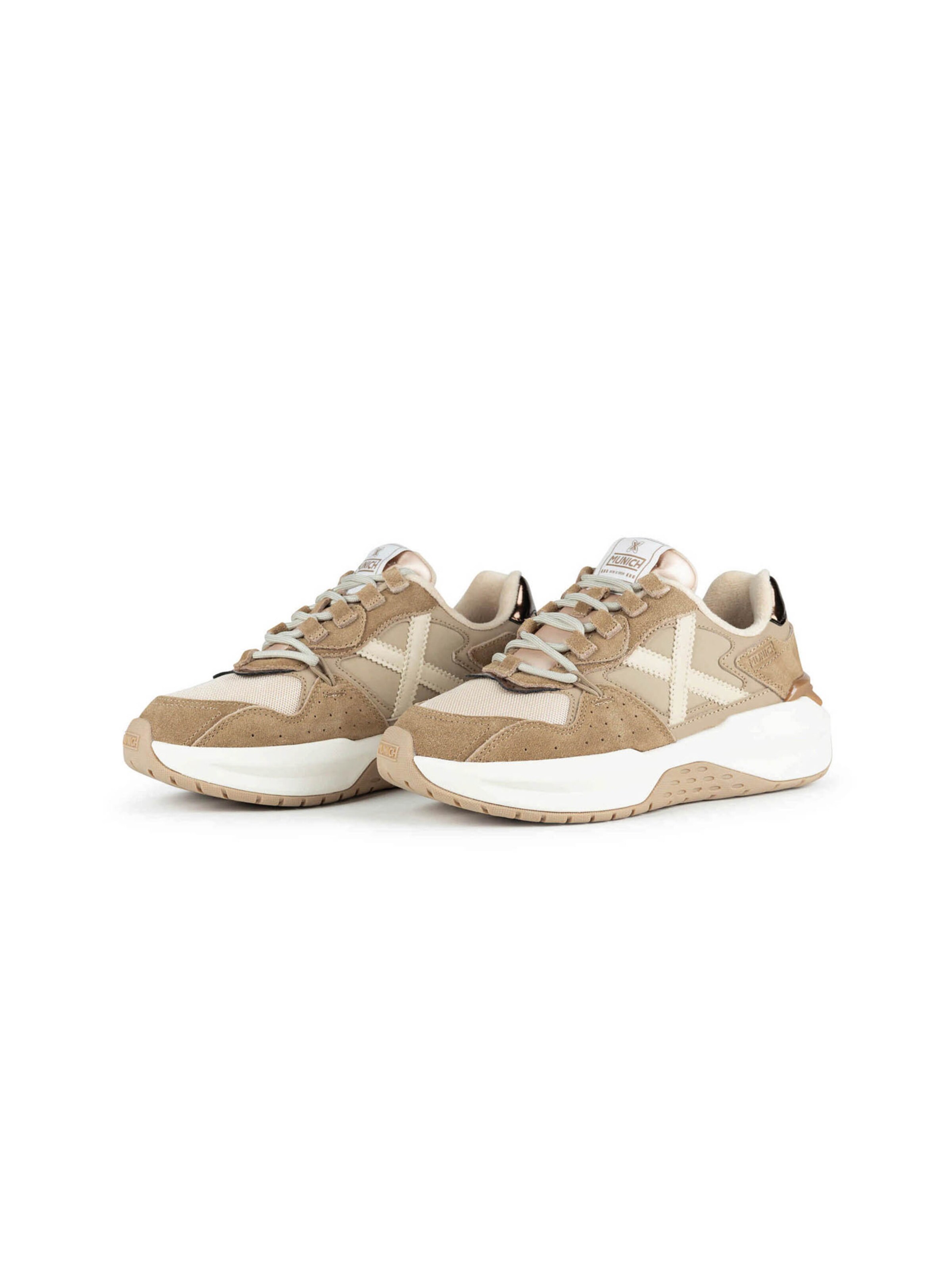 Sneaker bassa 'NEXA' di MUNICH in marrone: frontale