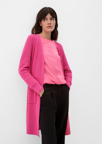 s.Oliver Knit cardigan in Pink: front