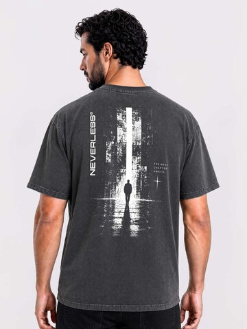 Neverless Shirt 'the next chapter awaits.' in Grey