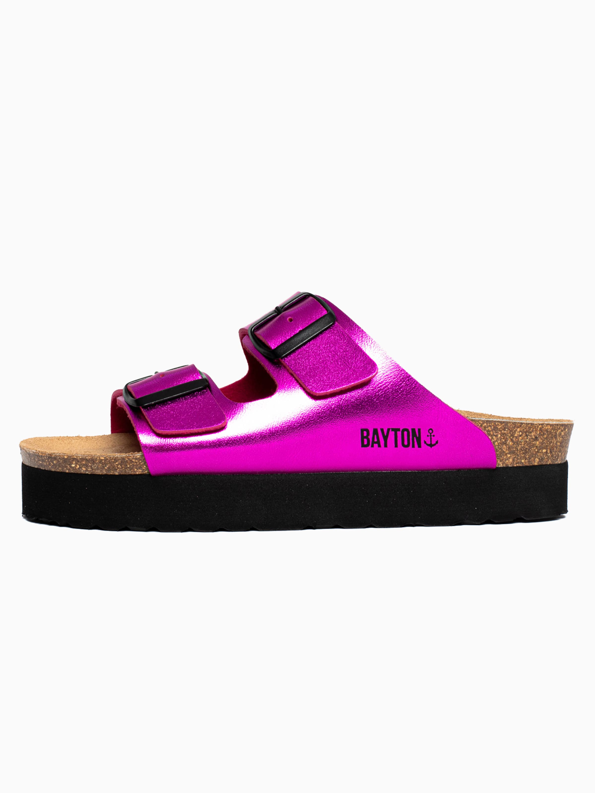Bayton Mule 'Japet' in Pink: front