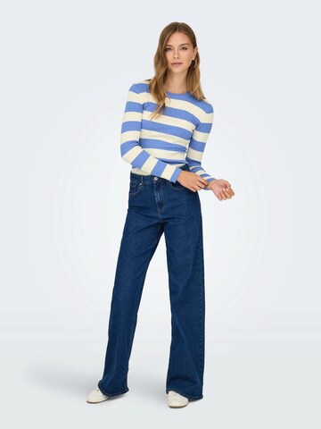 JDY Sweater 'JDYPLUM' in Blue