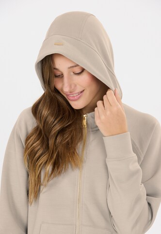 Athlecia Sweat jacket 'Jacey' in Beige