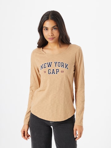 T-shirt GAP en beige : devant