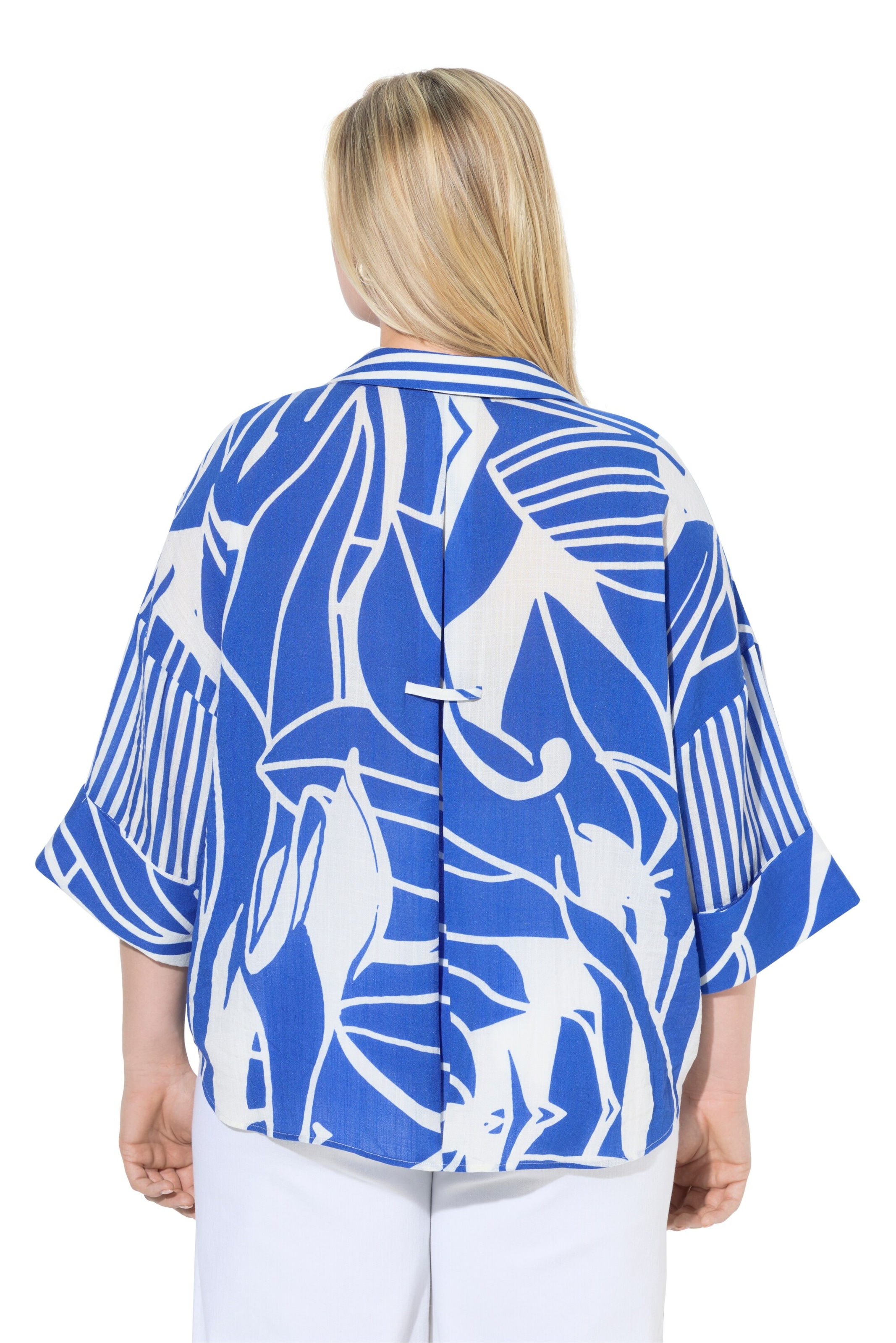 Ulla Popken Bluse in Blau