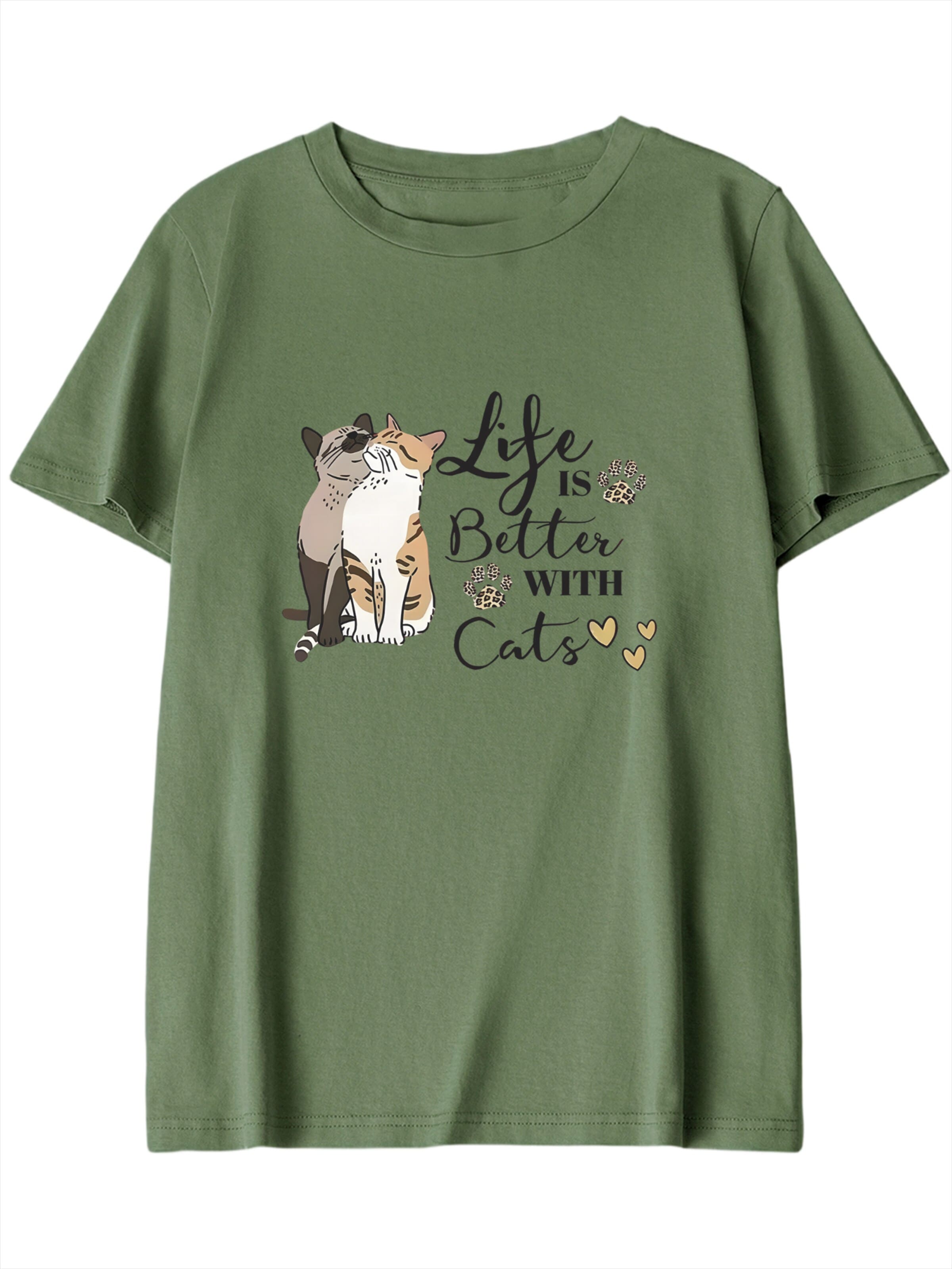 T-shirt GORHEY en vert : devant