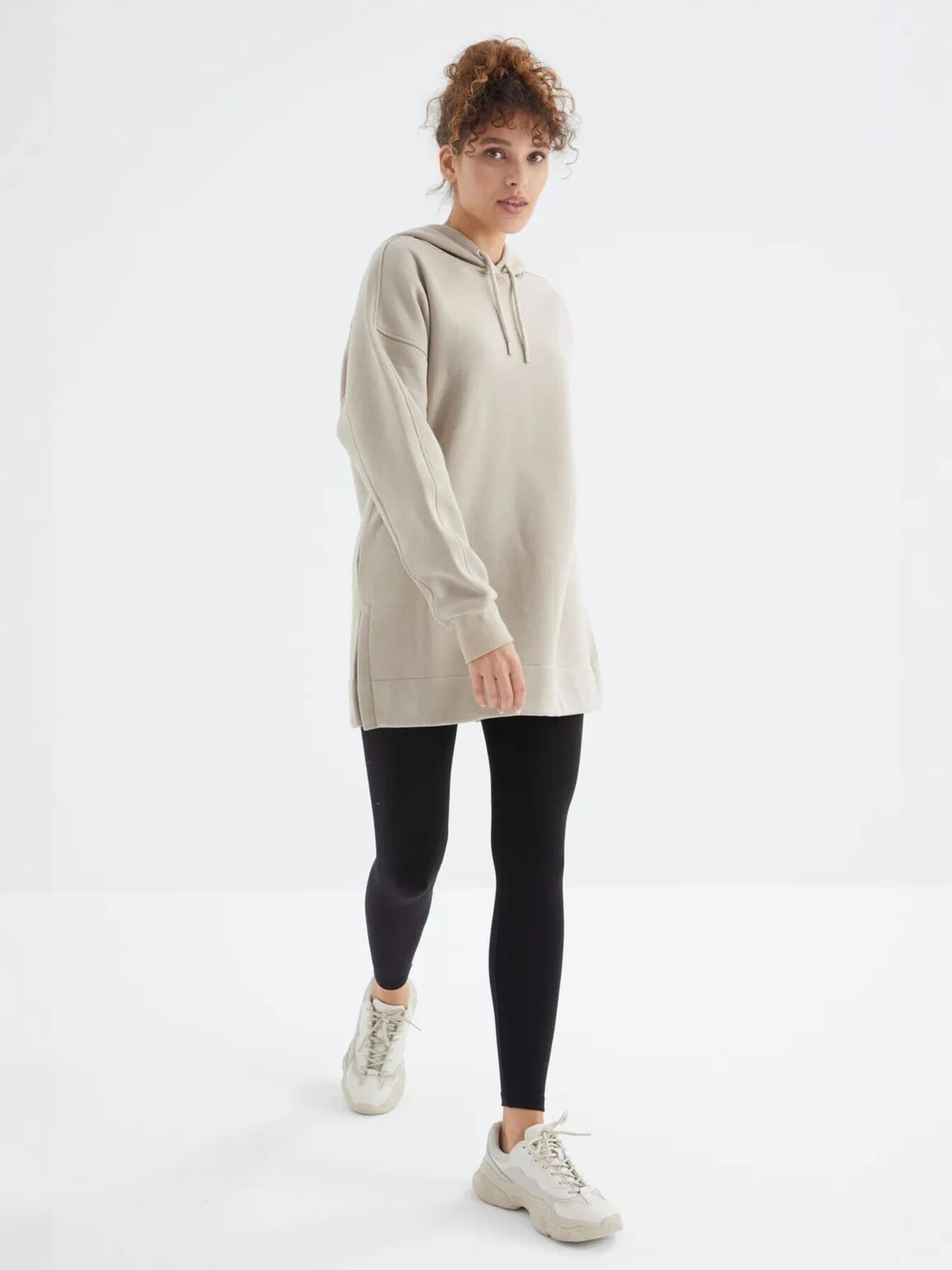 Tommy Life - Sweatshirt em bege