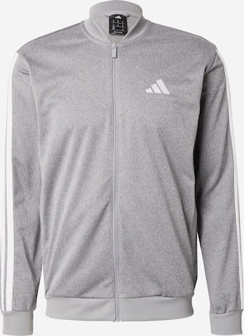 ADIDAS SPORTSWEAR Treenitakki värissä harmaa: etupuoli