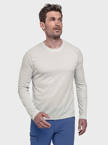 T-Shirt fonctionnel 'Blaueis' Schöffel en blanc : devant