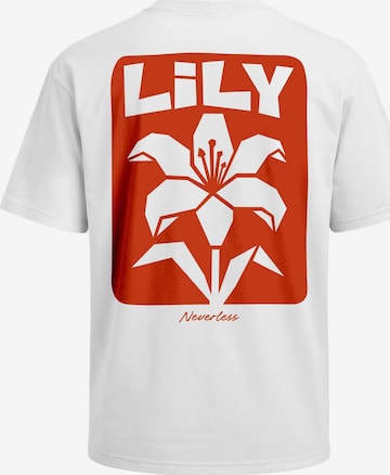 Neverless Shirt 'Lily' in Weiß: Vorderseite