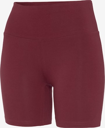 LASCANA Skinny Workout Pants in Red