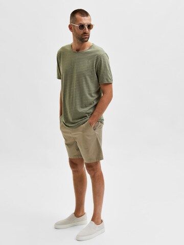 SELECTED HOMME Regular Shorts in Beige