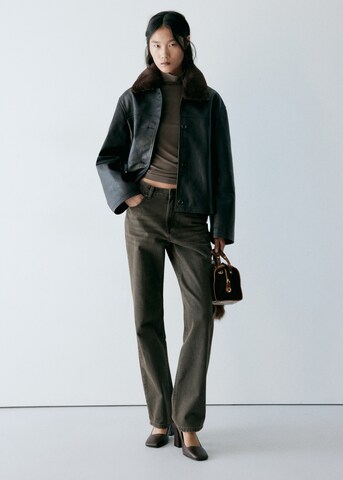 MANGO Shirt 'SECONDPE' in Brown: front